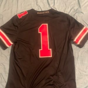Ohio state Buckeyes Black alternate jersey size mens Large